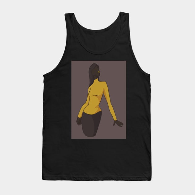 golden Tank Top by SaganPie